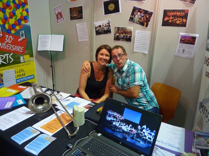 Coralie et Christophe au Forum des Associations [1600x1200]