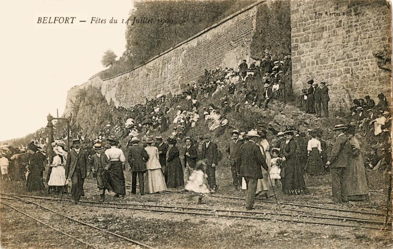 1909 07 14 Belfort CPA 6741 MQ Fête 14 juillet e