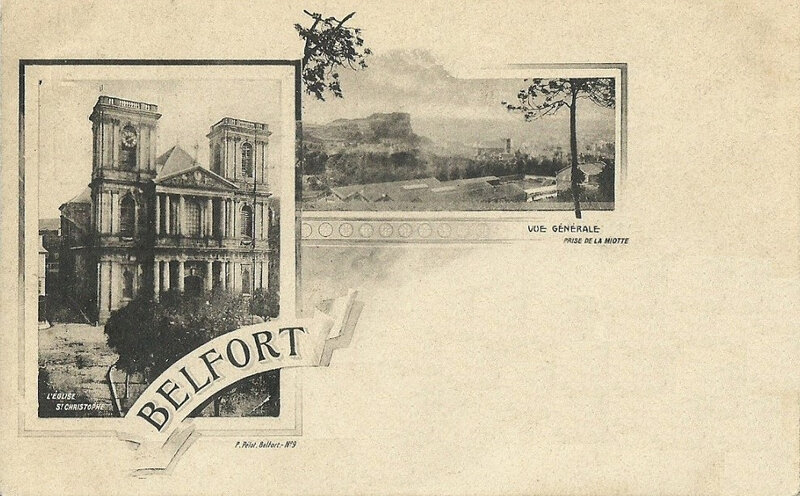 CPA Belfort Eglise Saint-Christophe XX