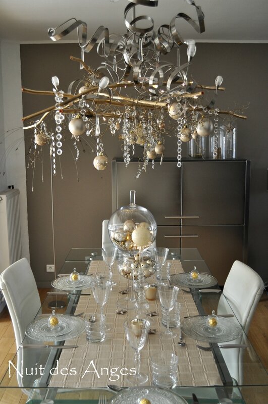 Nuit des anges décoratrice décoration de table dorée 001 (2)