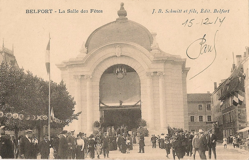 Belfort CPA Place République n°11 Salle des Fêtes 14 juillet 191X