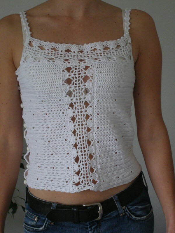 top au crochet