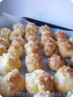 rangée de chouquettes