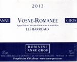 R8 Vosne Romanée-Les Barreaux-Anne Gros_2013