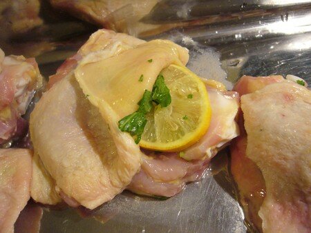 recettes plats Poulet au citron