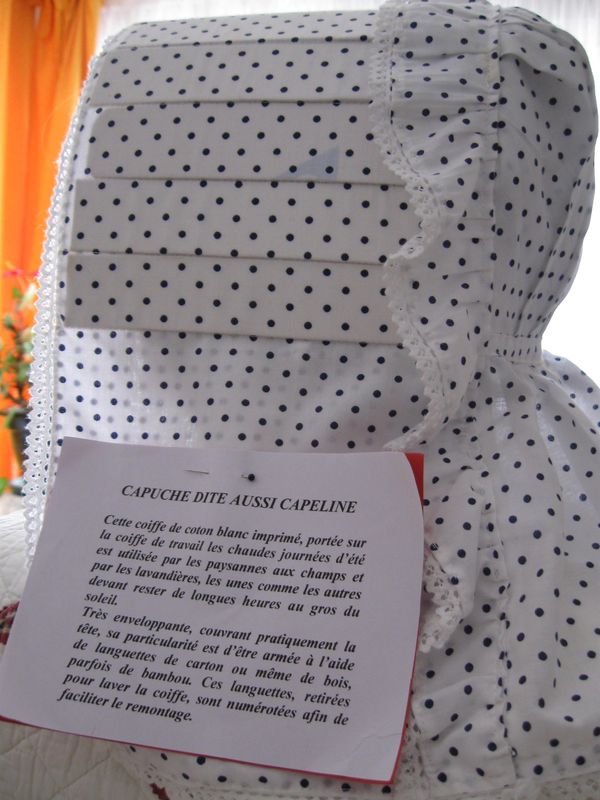 Capuche ou capeline de travail