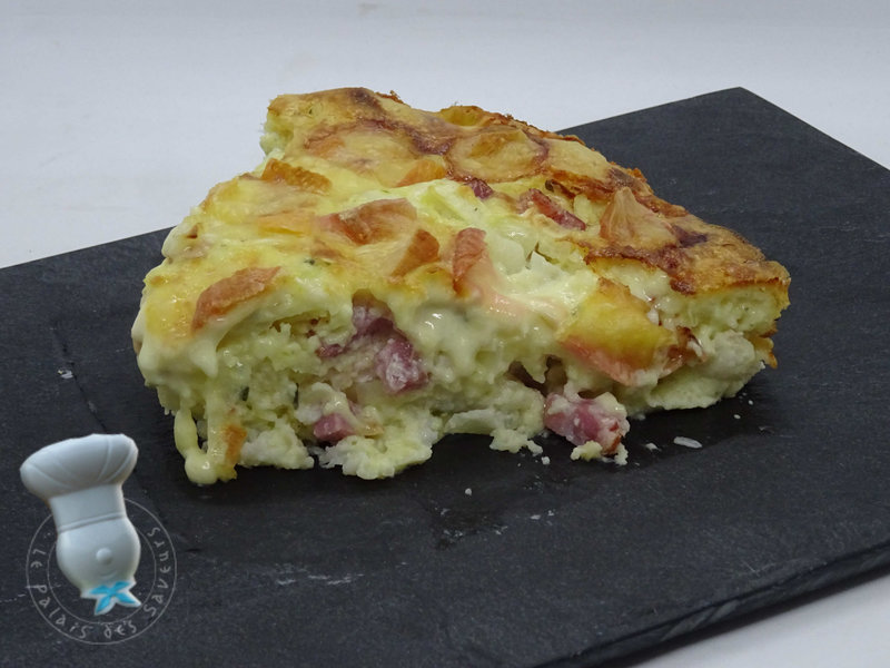 Clafoutis chou-fleur bacon