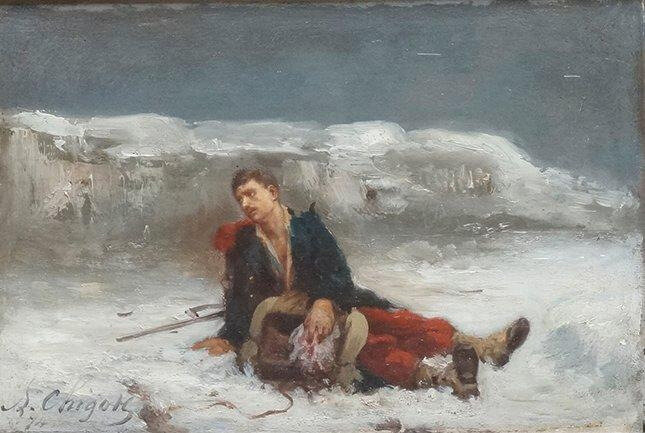 Chigot (Alphonse), Dans la neige