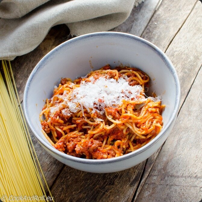 Spaghetti-aldente-saucisse-italienne-4