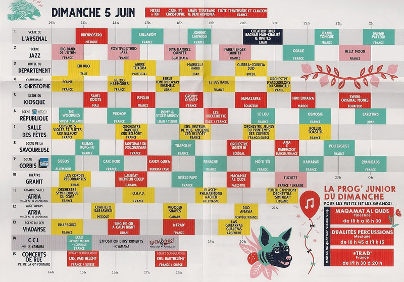 FIMU 2022 Programme Dimanche