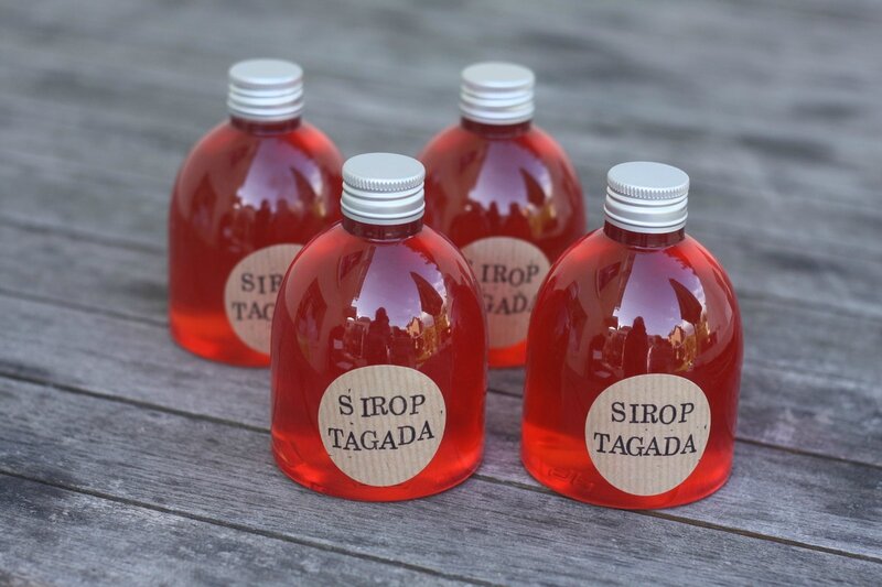 sirop de fraise Tagada cadeau gourmand chez requia cuisine et confidences