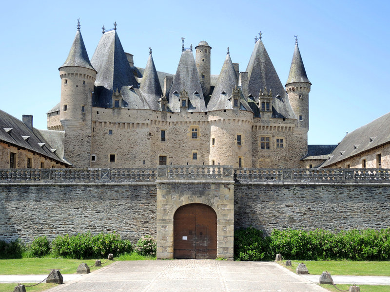 Jumilhac-le-Grand, le château, entrée (24)