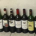 Dégustation à l'aveugle de vins de la <b>rive</b> <b>gauche</b> de <b>Bordeaux</b> du millésime 2009