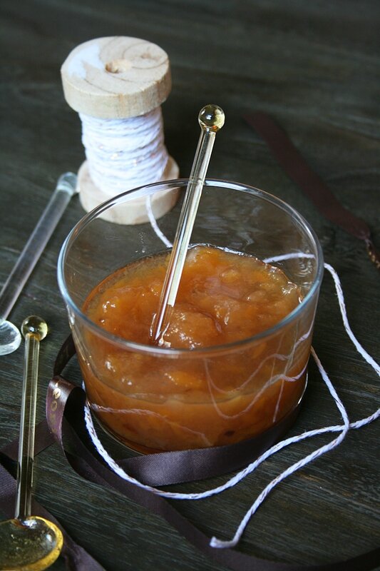Chutney de poires aux épices - passion culinaire Minouchka
