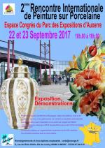 Affiche rencontre porcelaine Auxerre 2017