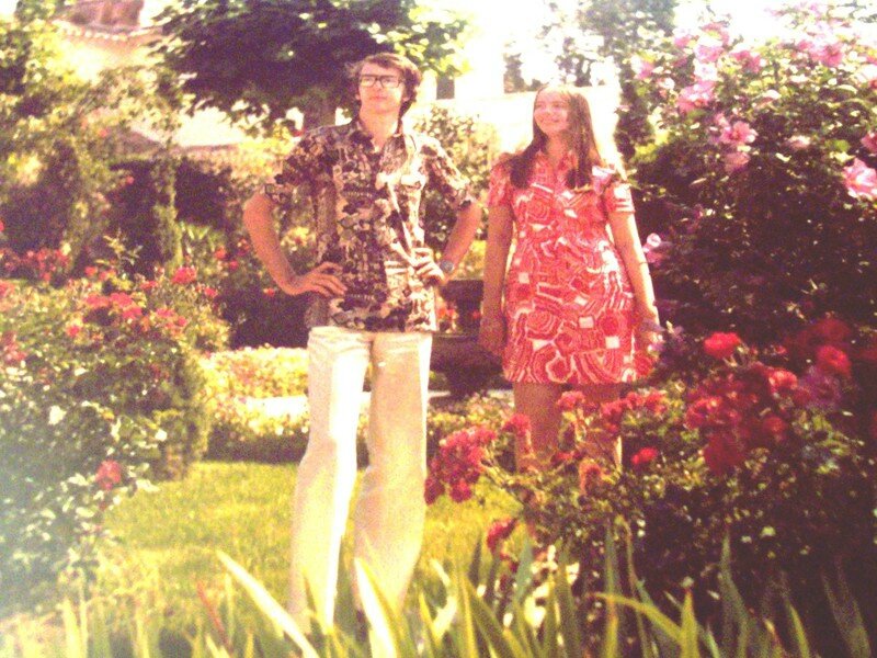 Ph*** et moi à la Fenière, en juillet 1972