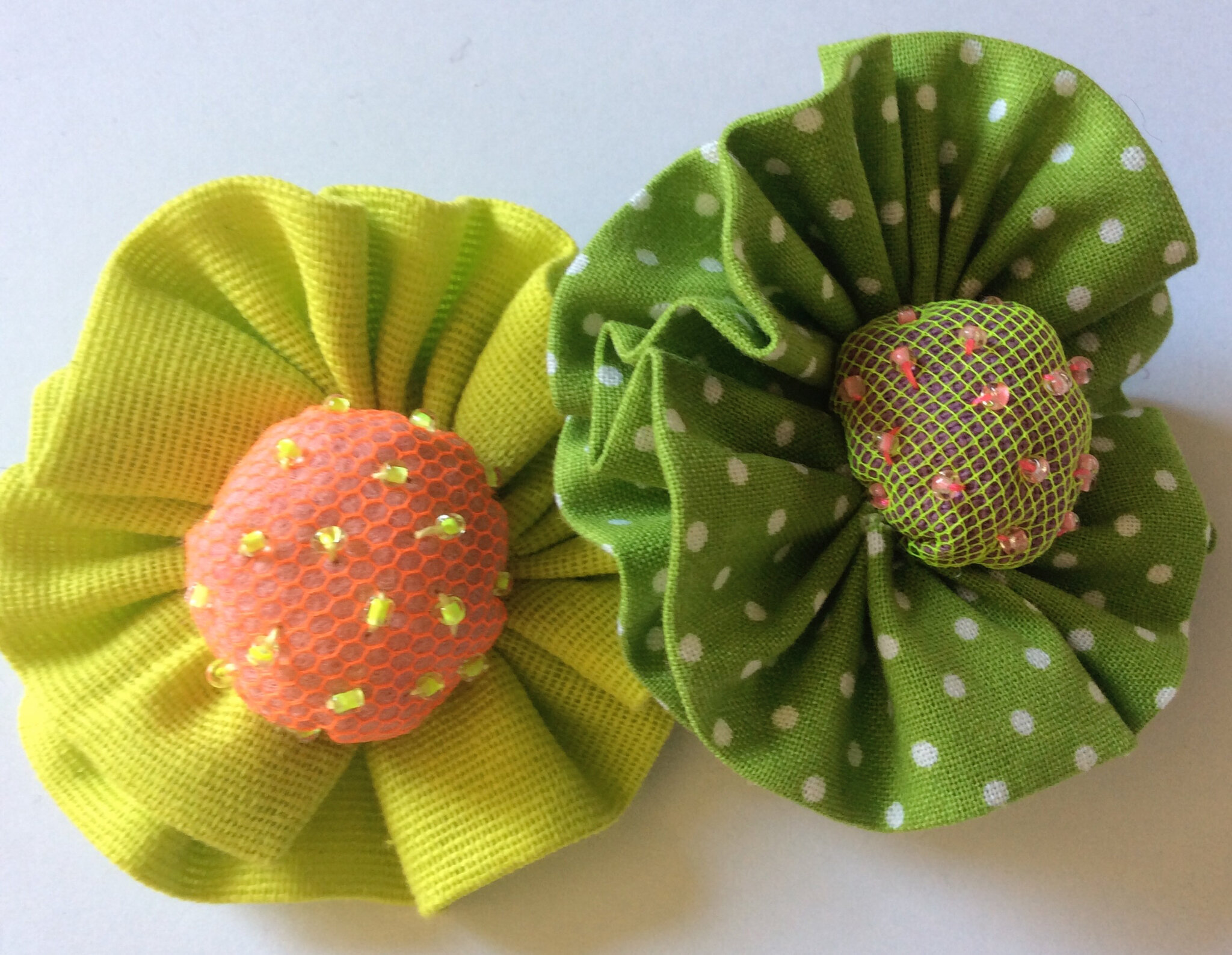 fleurs de tissu