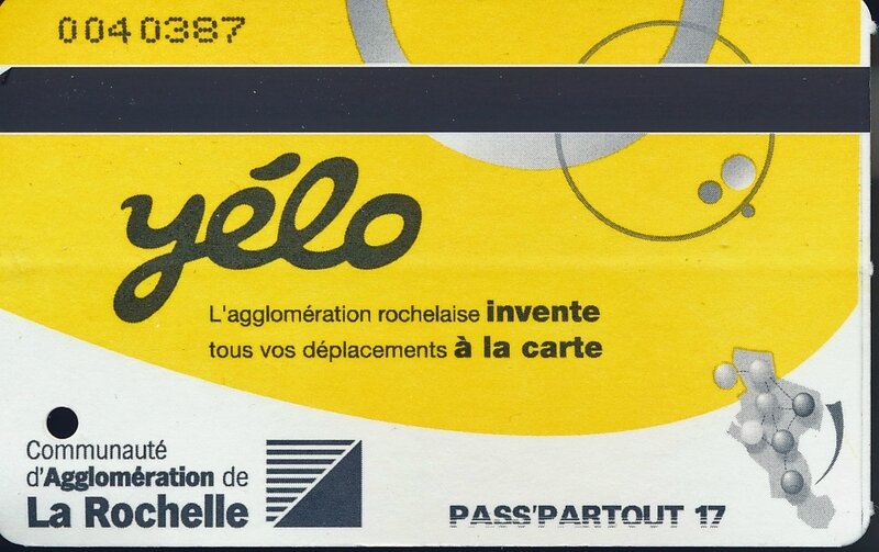 Ticket de bus La Rochelle 2017