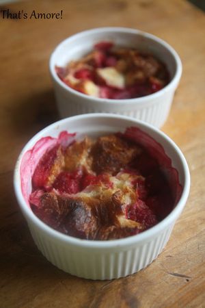 Pudding de croissants et framboises – Pudding di croissant e lamponi recettes Délice glacé, framboises et spéculoos Dessert gelato, lamponi e speculoos