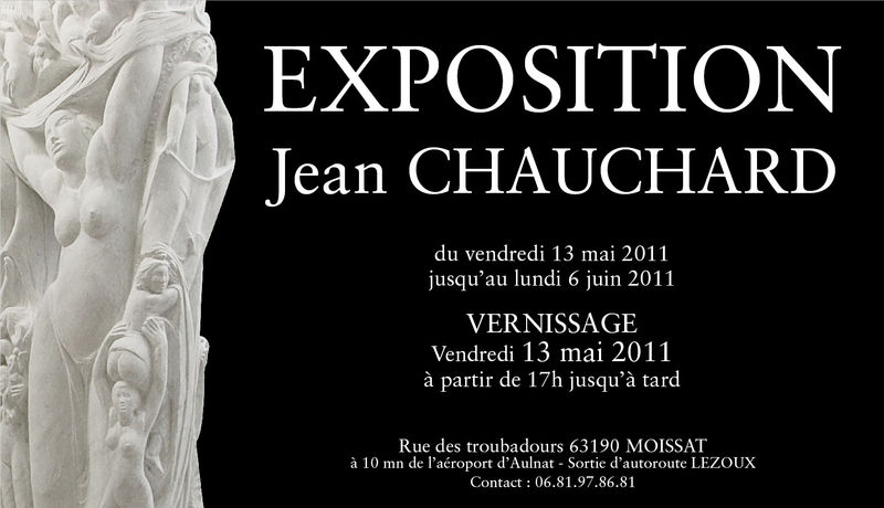 invitation exposition de Jean Chauchard