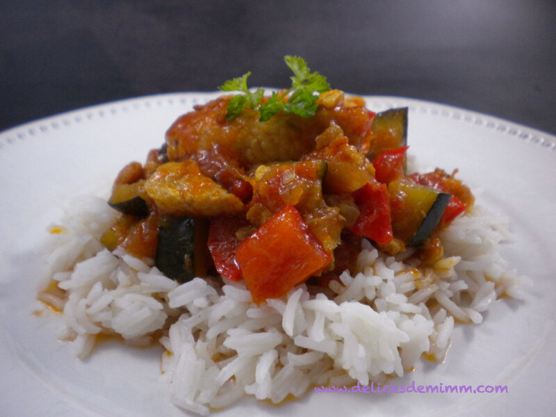 Aiguillettes de poulet aux légumes d’été 2
