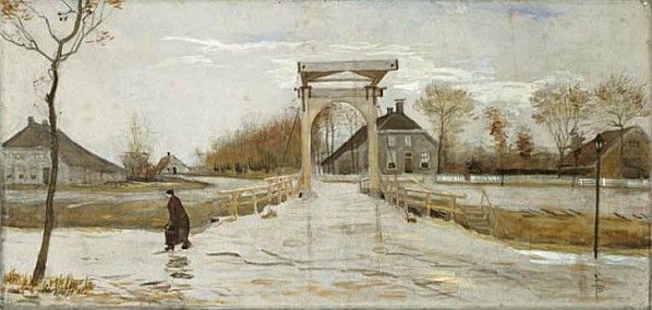 Pont basculant à Nieuw-Amsterdam 1883