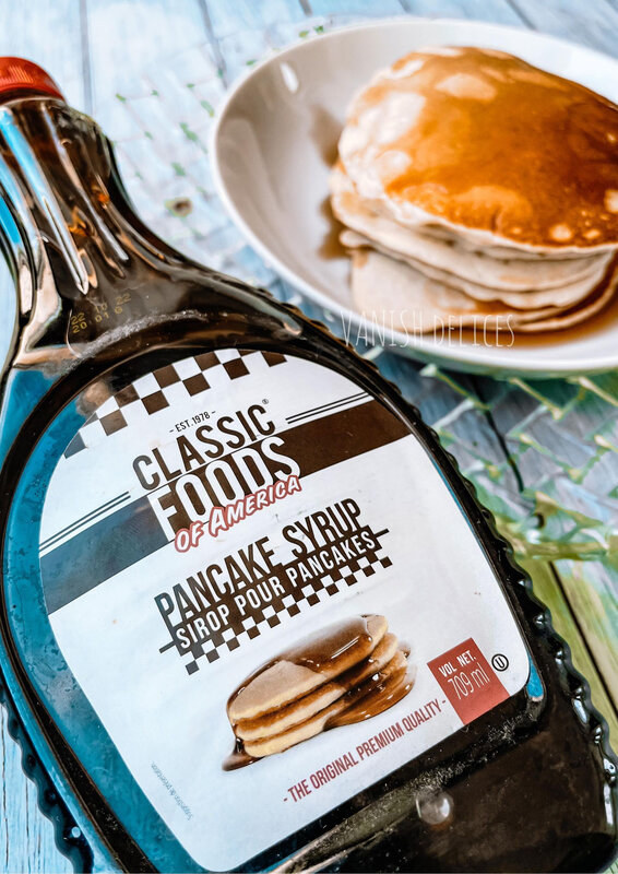 sirop de pancakes, classi foods of america