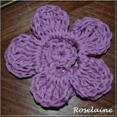 Roselaine192 Fleur crochet