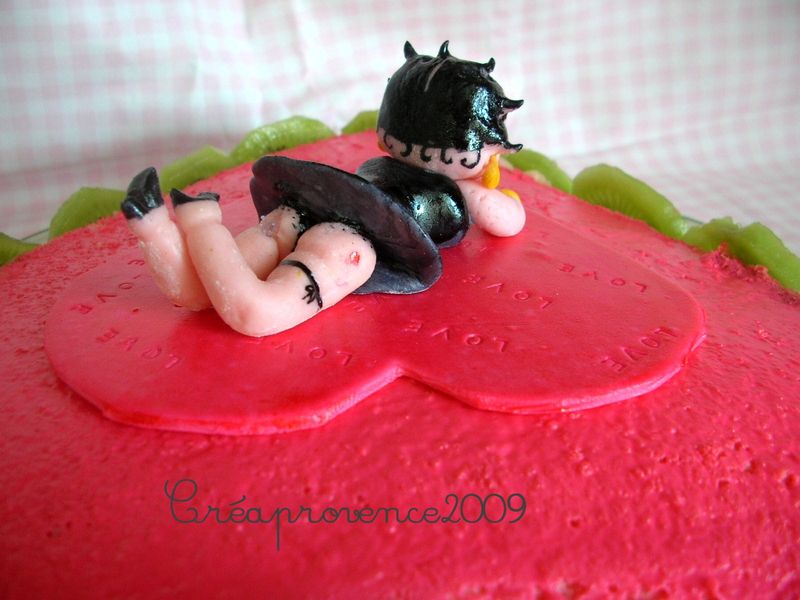 gateau coquin Betty Boop