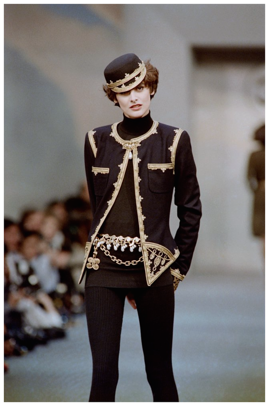 chanel-aw-198990-french-model-ines-de-la-fressange-presents-a-creation--collection