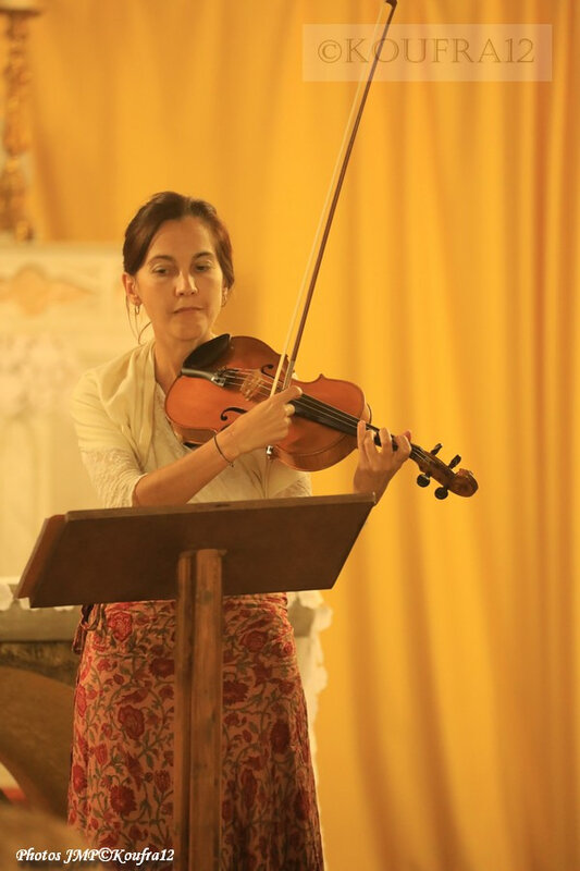 Photos JMP©Koufra 12 - Le Caylar - Marie Andrée Lise - Harpe Violon - 22092019 - 0045