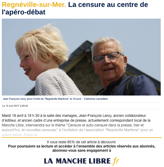 La Manche Libre paiement article