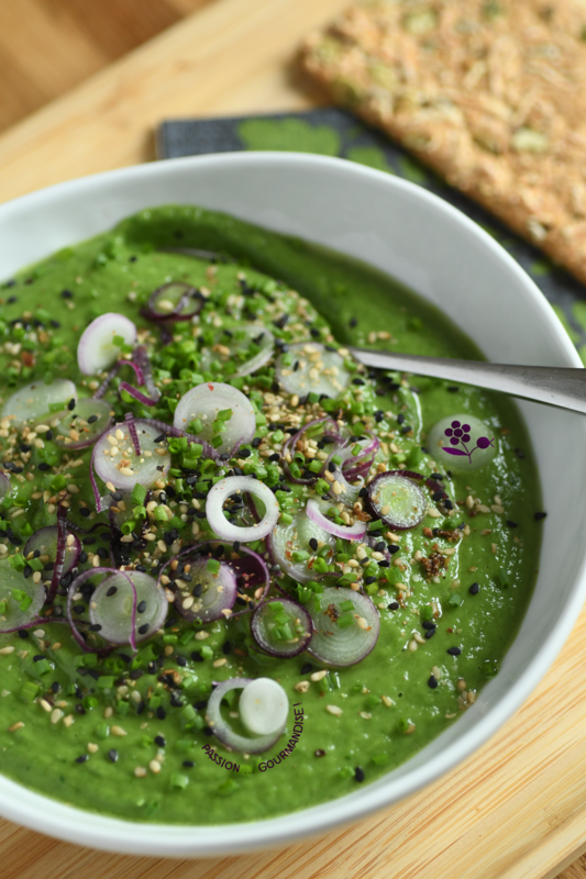 Velouté froid d'avocat & chou kale_2