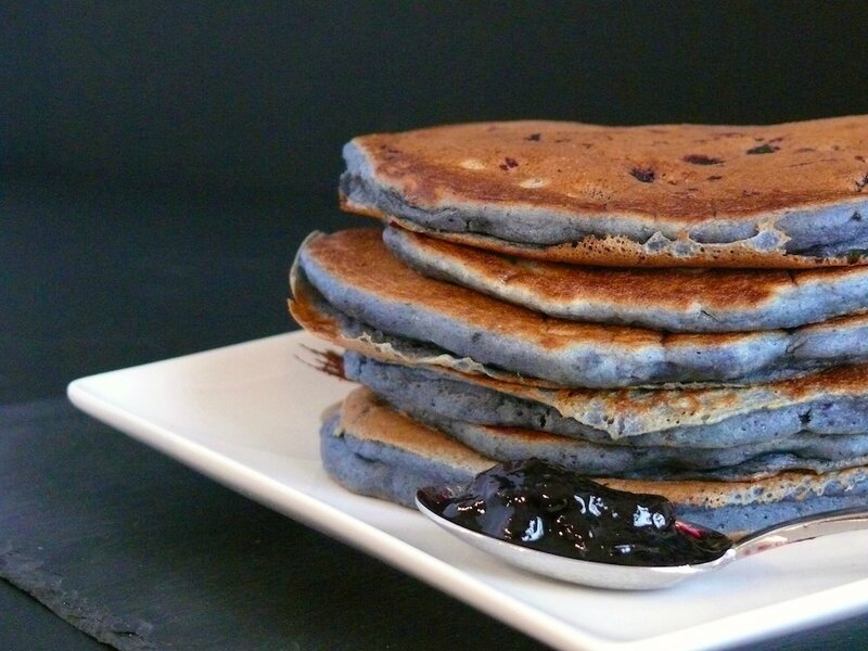 Pancakes myrtilles