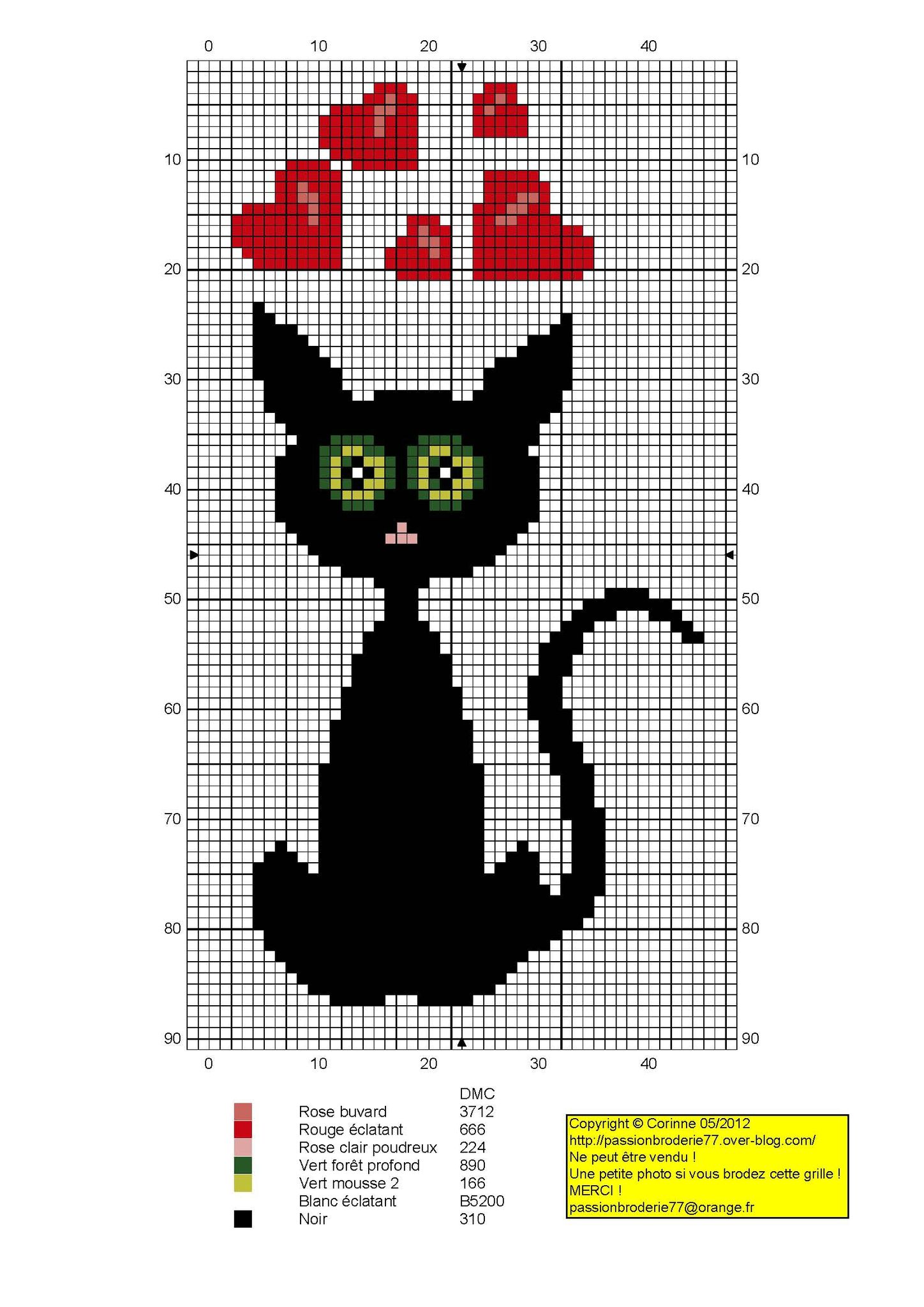 Chat coeurs