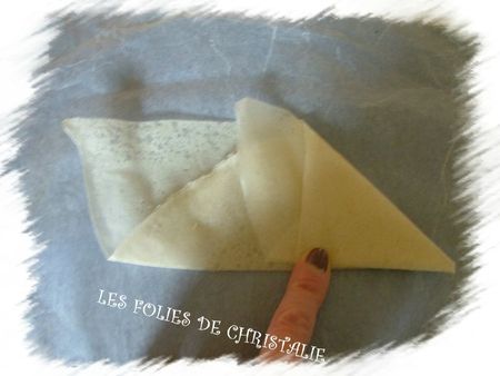 Pliage feuille de brick 5