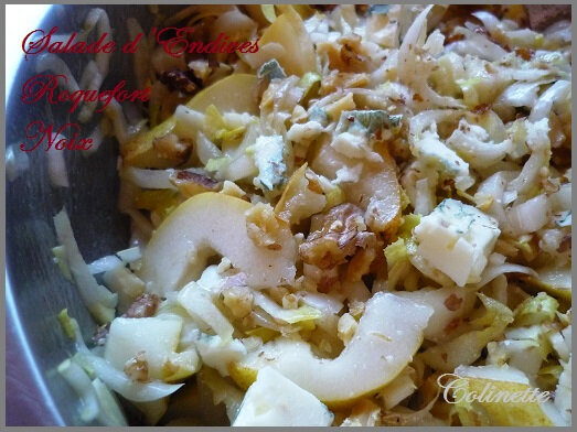 salade de chicons roquefort et noix 002