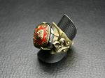 Bague chatelaine rouge