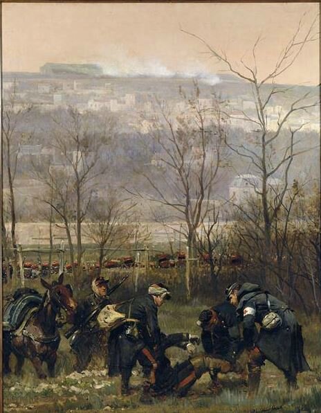 Detaille, Panorama de Champigny (fragment)