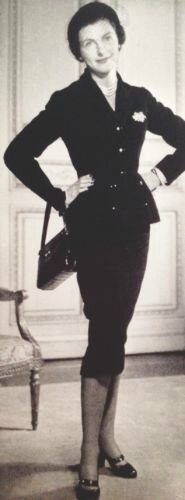 Pauline de Rothschild portant un modèle Pont, Blaenciaga Haute Couture © DR