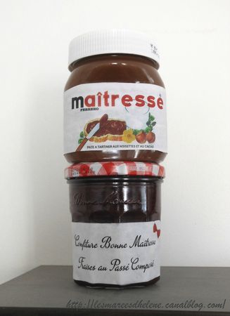 Confiture Bonne maîtresse & Nutella Cadeau 2013