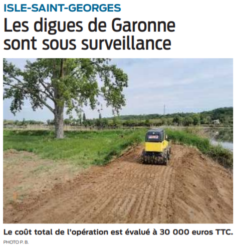 2021 04 27 SO Les digues de la Garonne sont sous surveillance