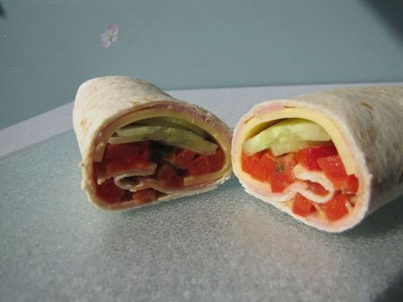 Wrap jambon-fromage