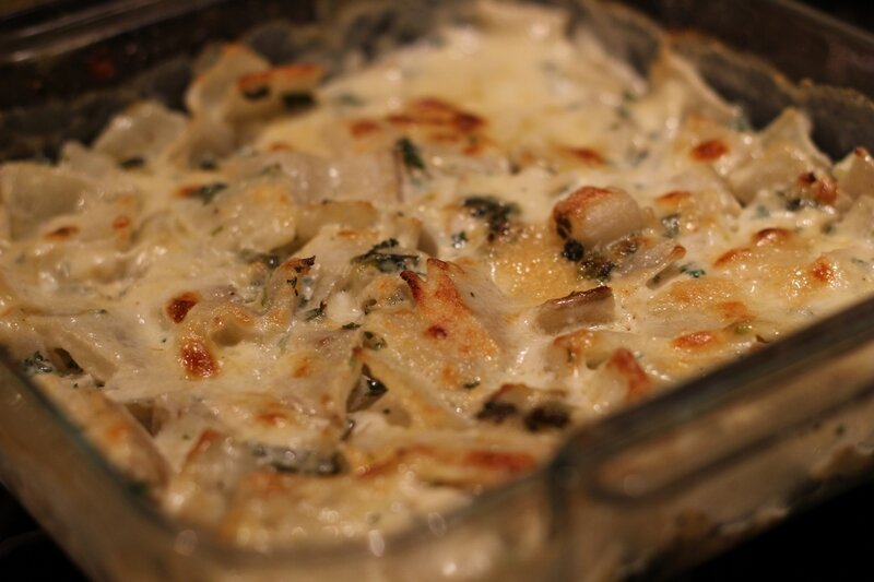 gratin de bettes