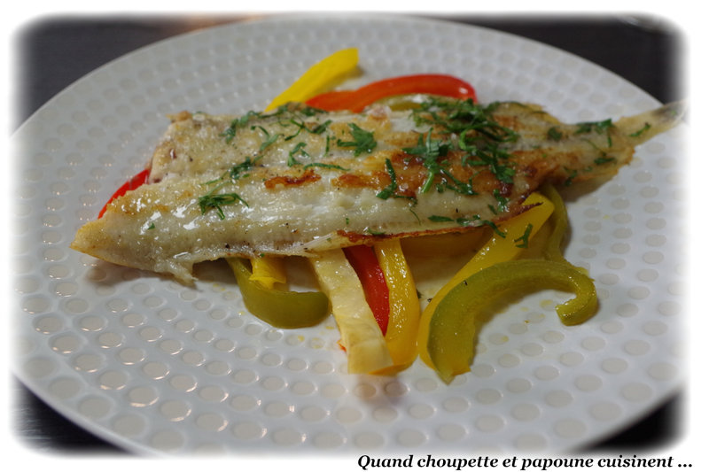 soles grillées aux petits légumes-425