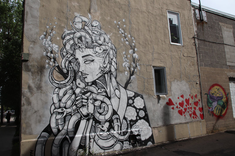 art en ville, fresque murale Montréal QC ( Canada) 