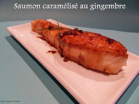 saumon caraméliséau gingembre