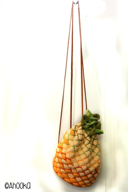 crochet pineaple bag