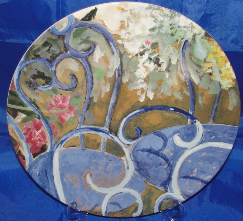 chaise bleue xx