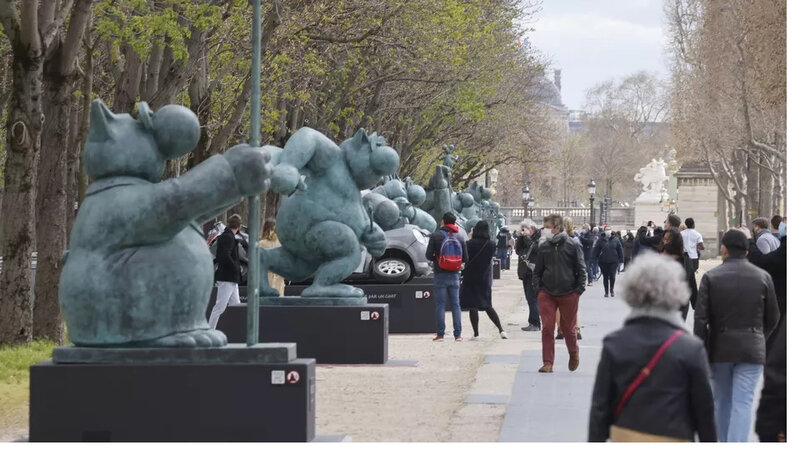 Exposition sculpture le Chat Paris